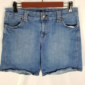 Gap Aubrey Denim Shorts Light Wash Cutoff Distressed Women Size 10